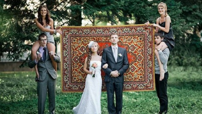 Очень смешные свадебные фото (часть 1)