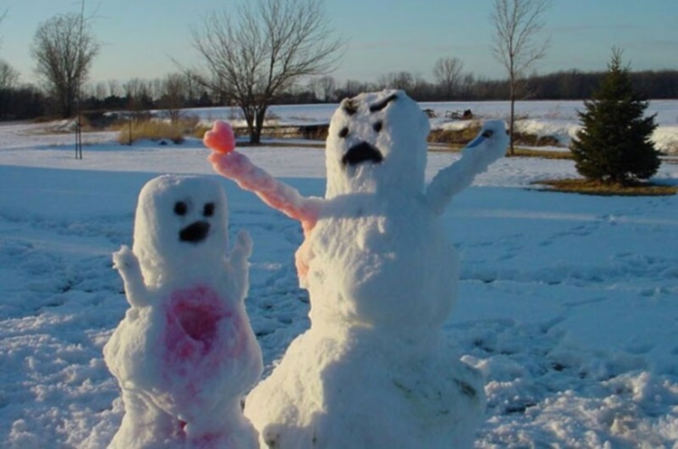 Смешные снеговики, которых вы сами захотите слепить, 50 фото